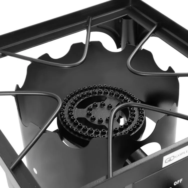 100 000-BTU Portable Propane Outdoor Camp Stove with Adjustable Legs