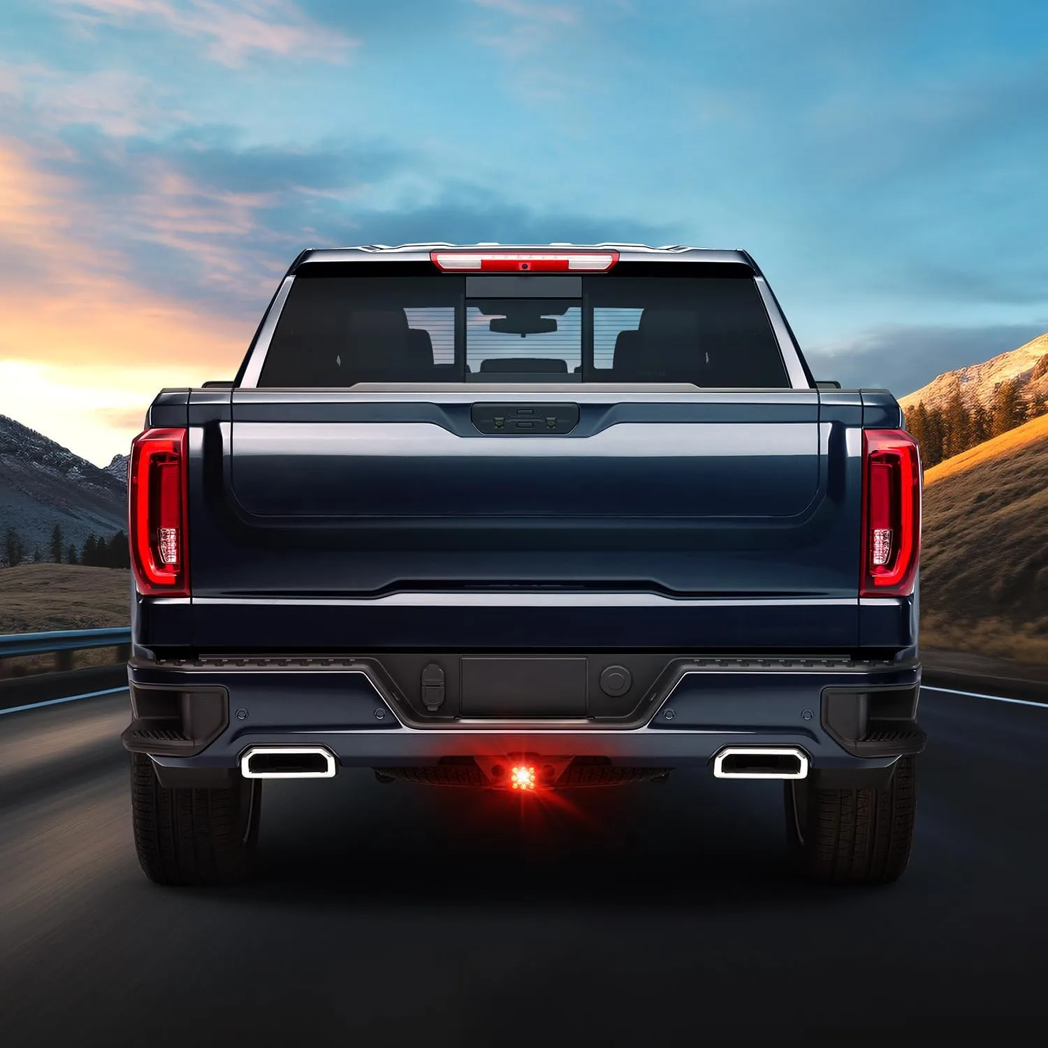 12LED Brake Light Trailer Hitch Cover