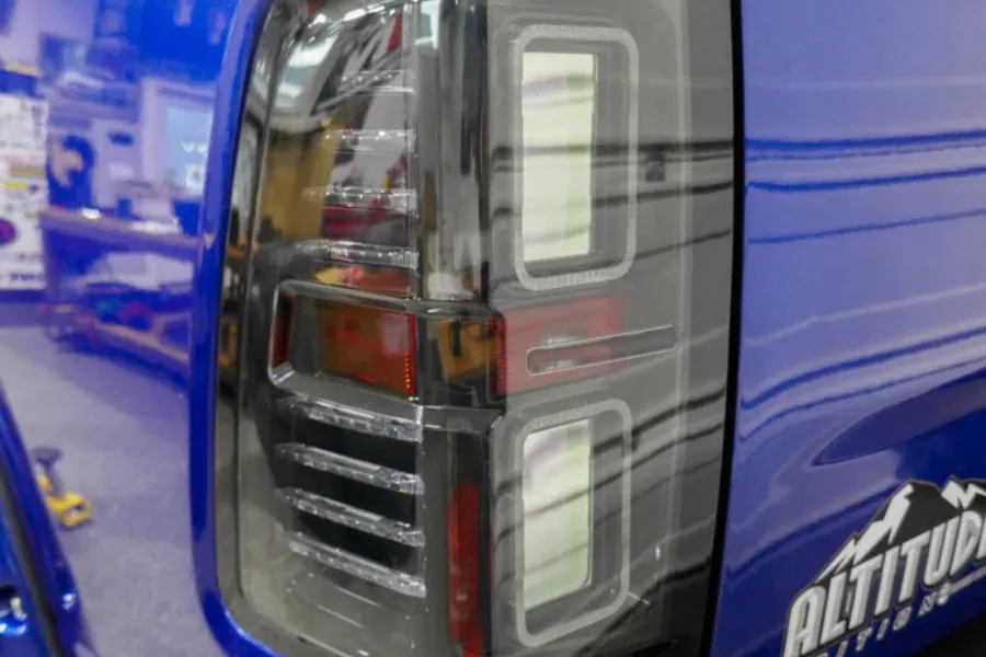 2009-18 Ram OLM Infinite Series Tail Lights - Smoked/Smoked DRL
