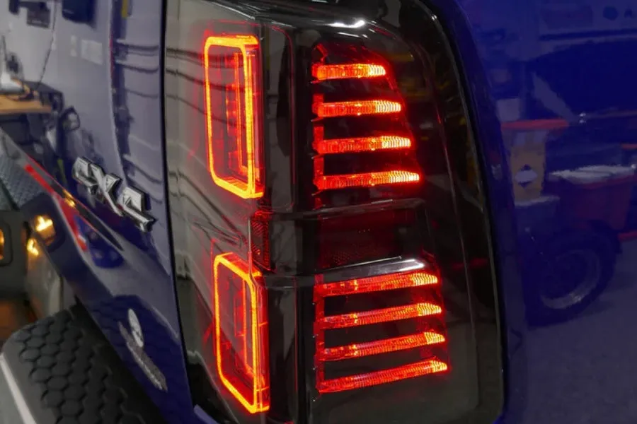 2009-18 Ram OLM Infinite Series Tail Lights - Smoked/Smoked DRL