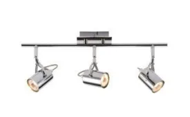 3 x 35 Watt GU10 Triple Bar Chrome Spot Light