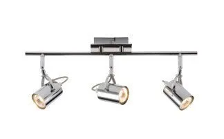 3 x 35 Watt GU10 Triple Bar Chrome Spot Light