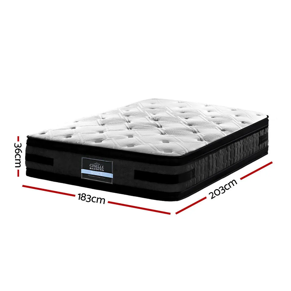 36cm 7-Zone Gel Memory Foam King Mattress Giselle Bedding