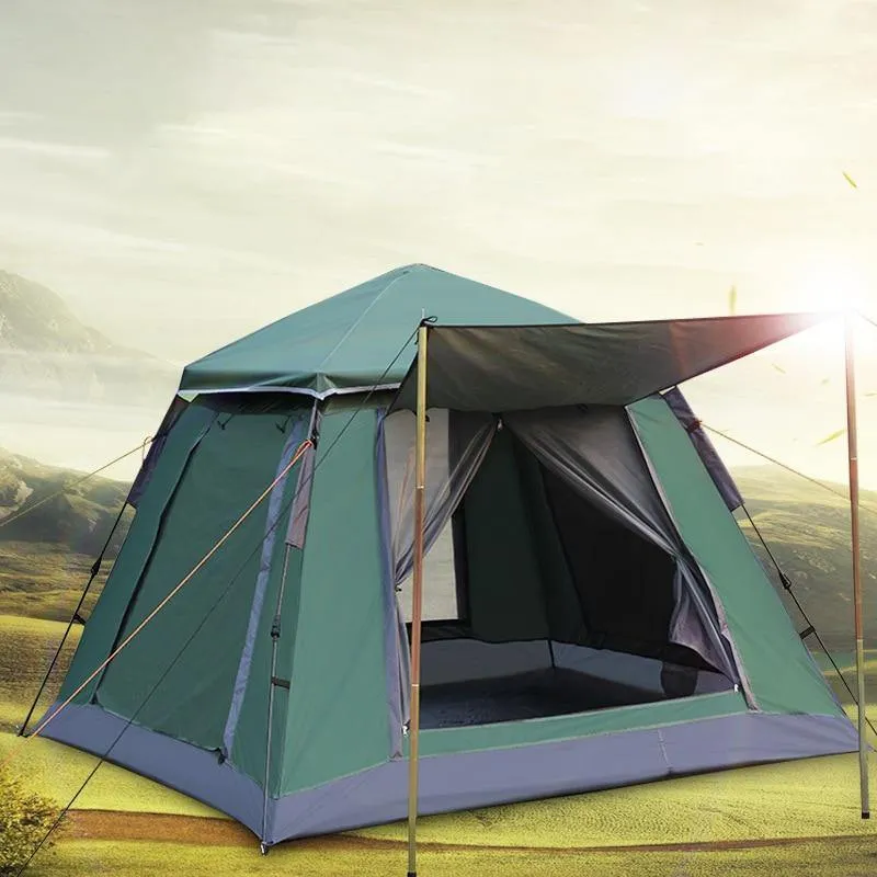 4-5 Person Automatic Waterproof Double Layer Camping Tent