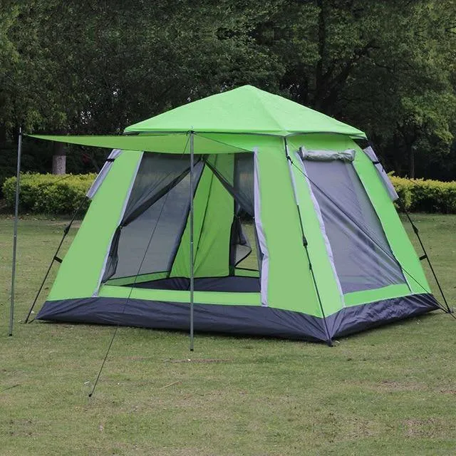 4-5 Person Automatic Waterproof Double Layer Camping Tent