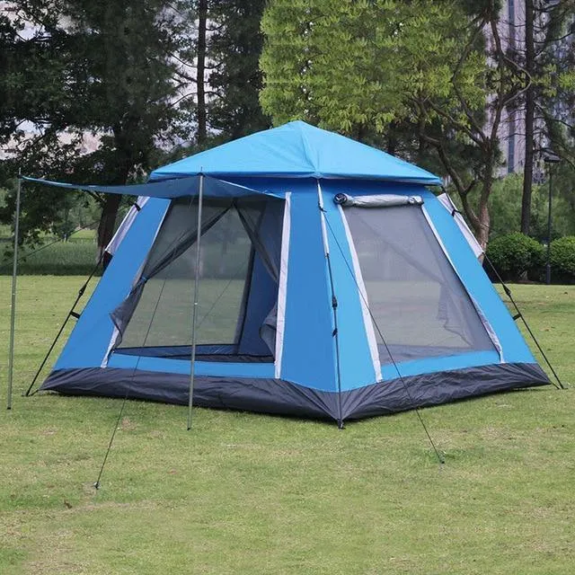 4-5 Person Automatic Waterproof Double Layer Camping Tent