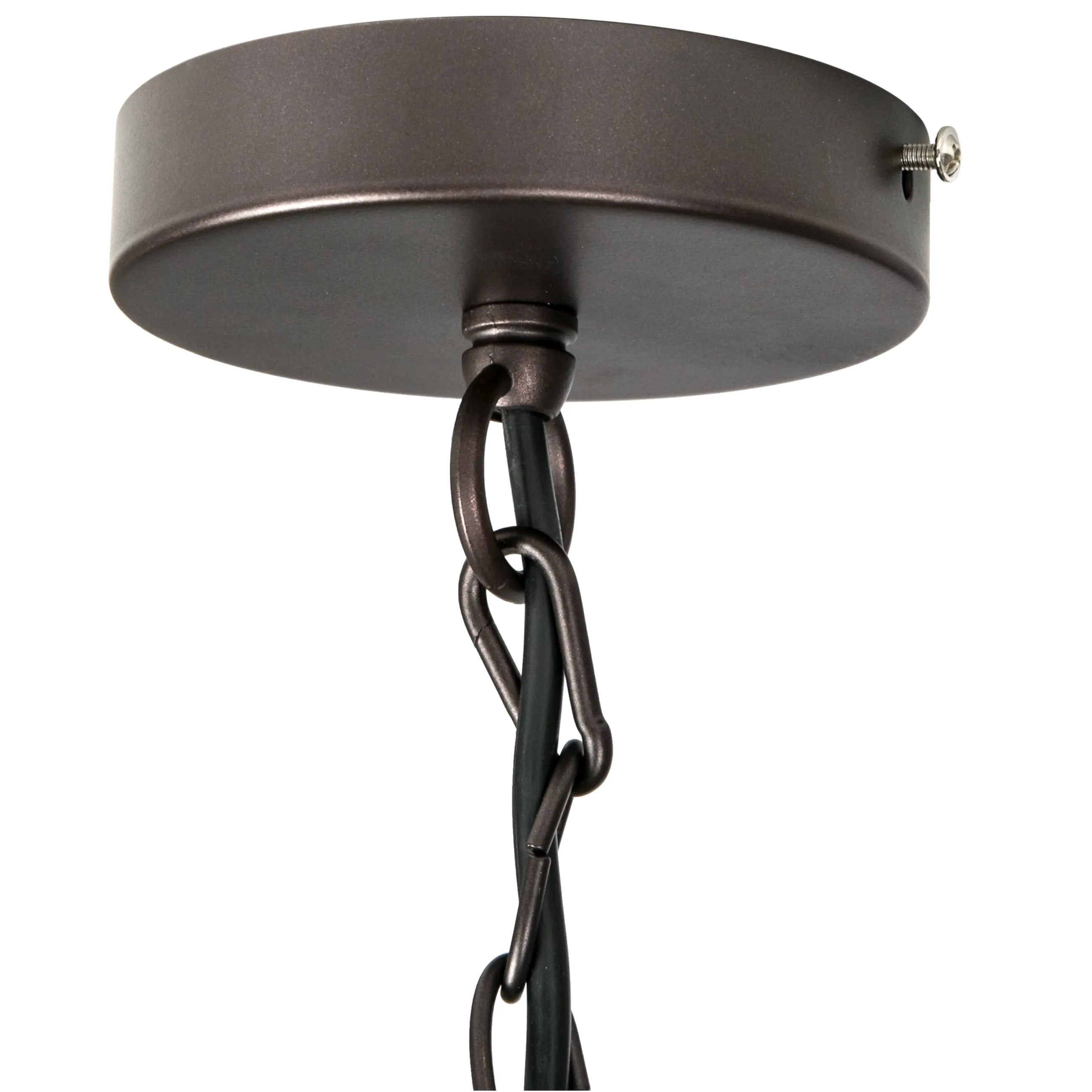 4-Light Ceiling Chandelier Lantern - Bronze