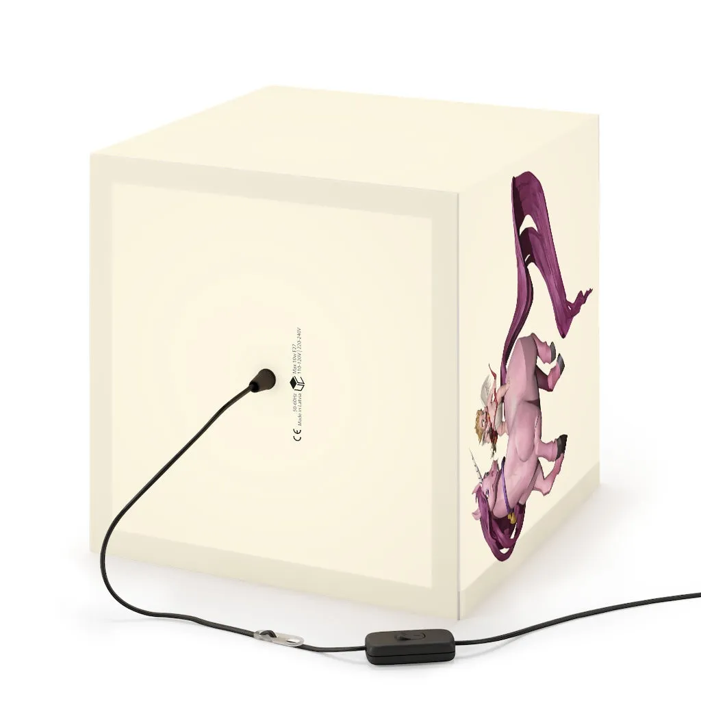 Baby Cupid and Horse Personalized Lamp