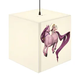Baby Cupid and Horse Personalized Lamp