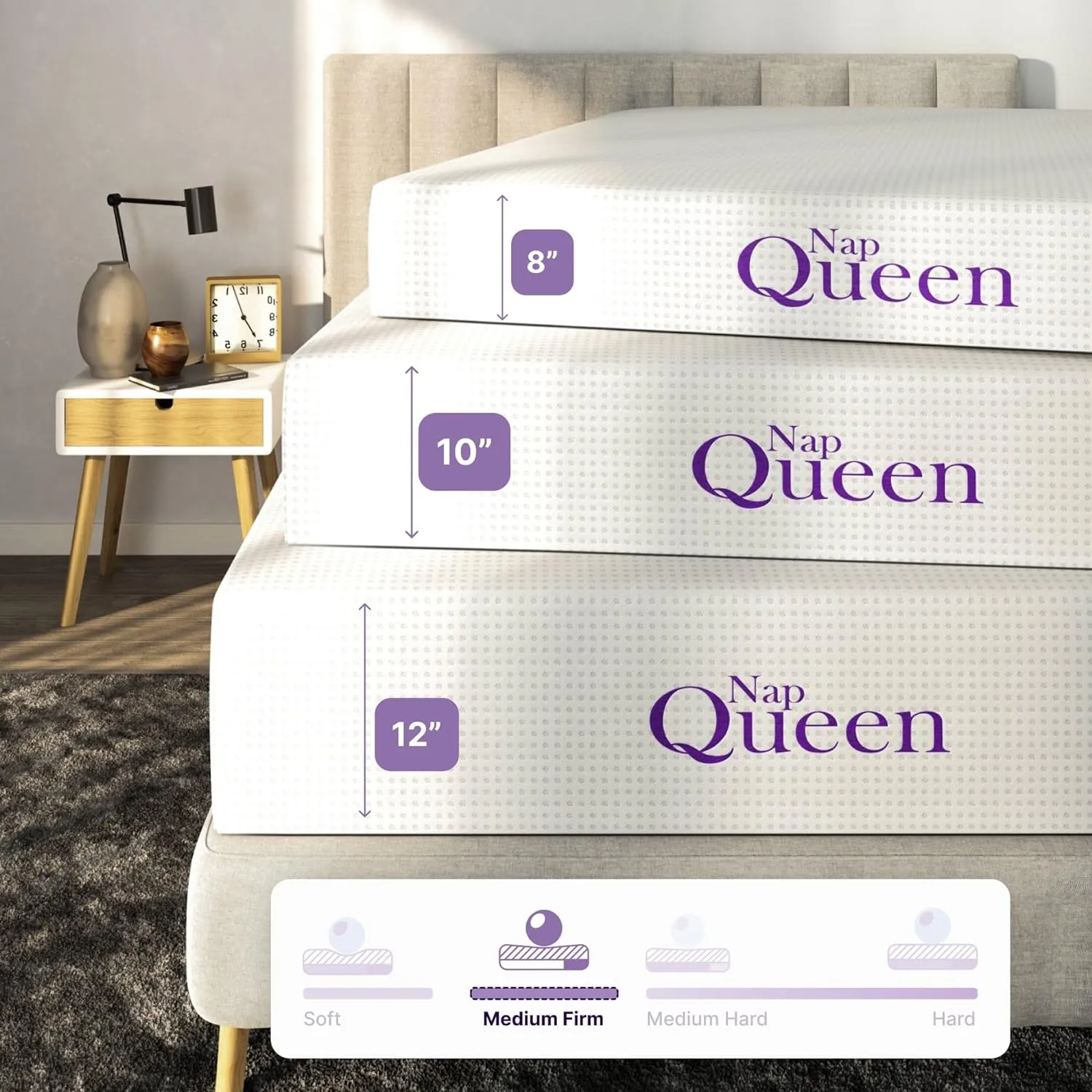 Bamboo Charcoal Memory Foam Mattress