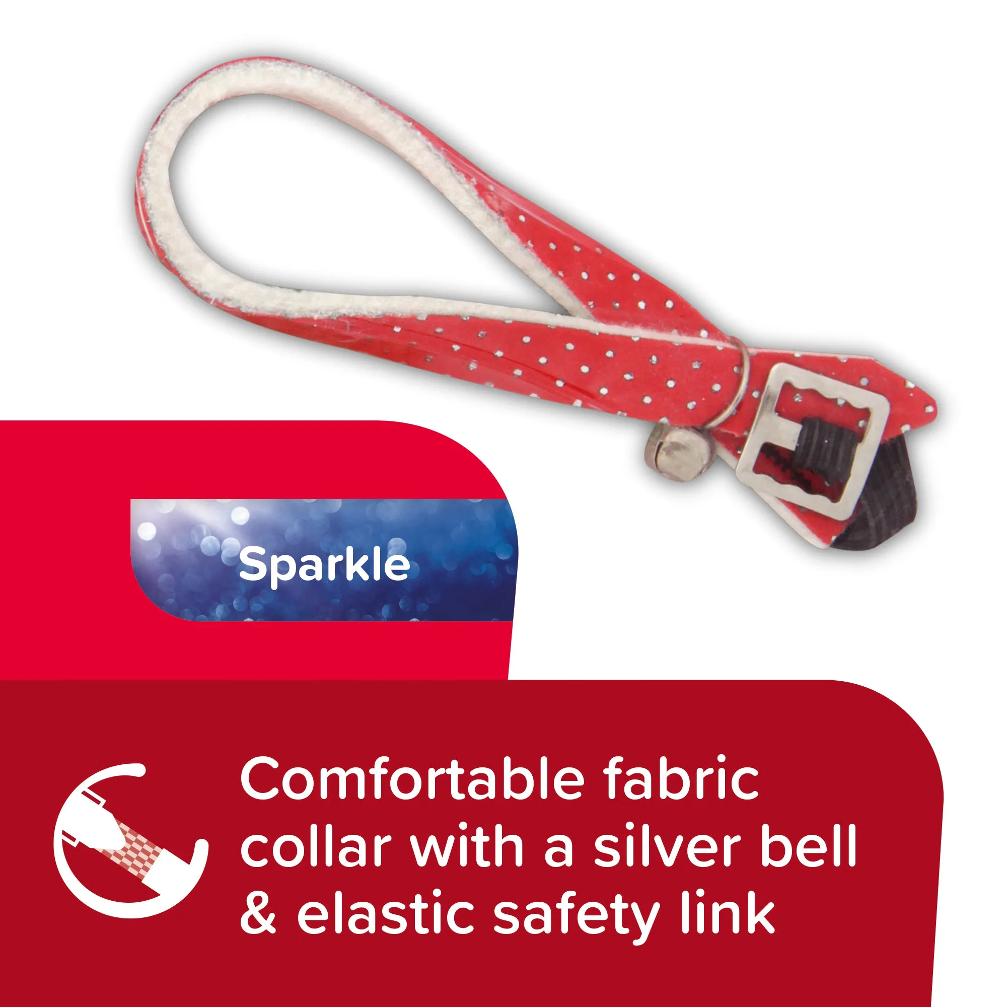 Beaphar | Cat Flea Control | Adjustable Sparkle Safety Collar