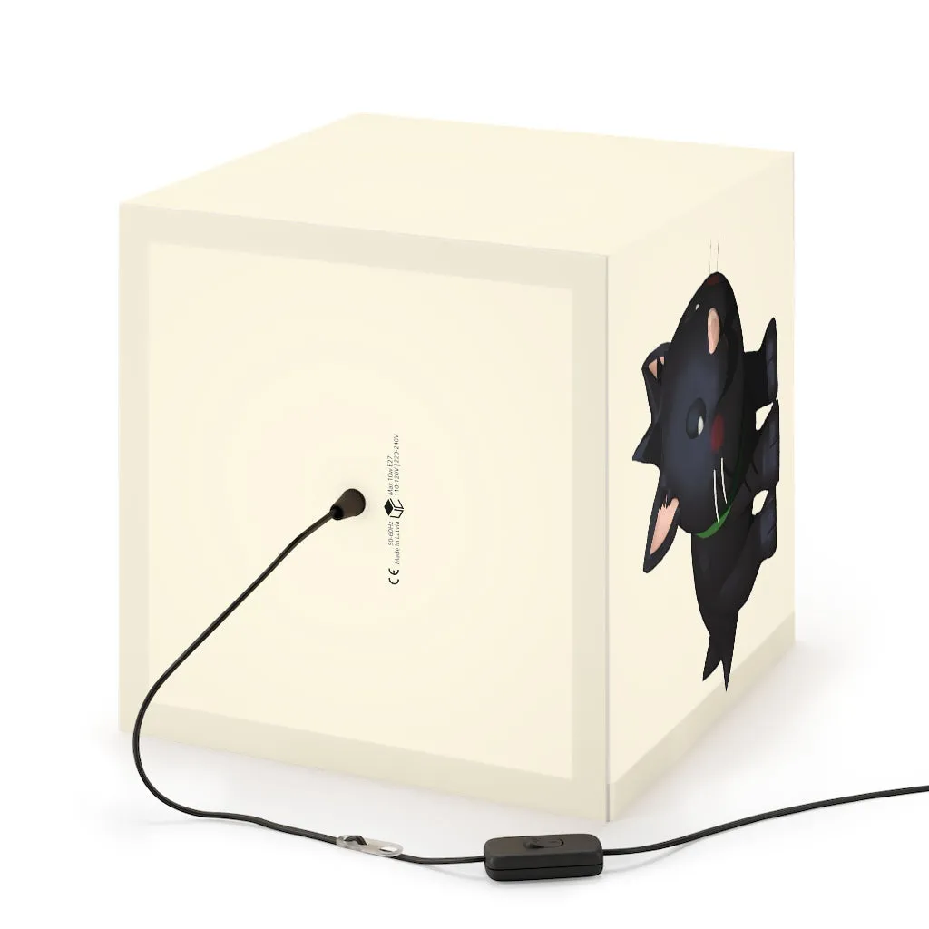 Black Kitty Personalized Lamp