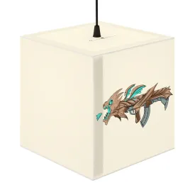 Blue Dragon Gun Personalized Lamp