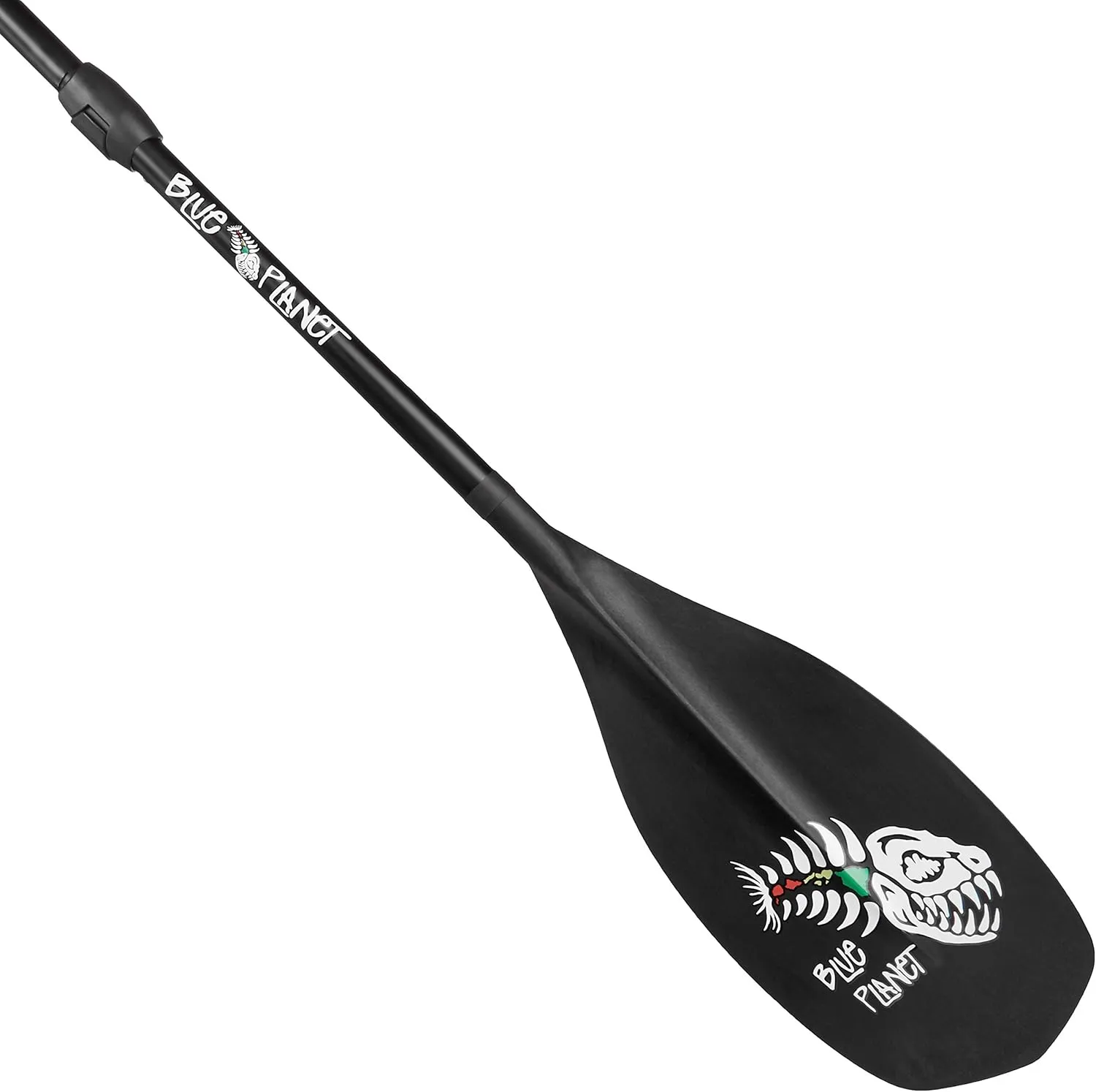 Blue Planet Adjustable Oval Shaft SUP Paddle with Kai Zen Blade| Aircraft Aluminum with Rubberized Grip | All Level Paddle for Stand Up Paddle Boarding, Surfing, Racing, SUP Sports