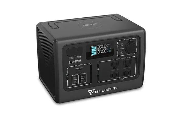 BLUETTI EB55   1*PV120 (Gray) | Solar Generator Kit