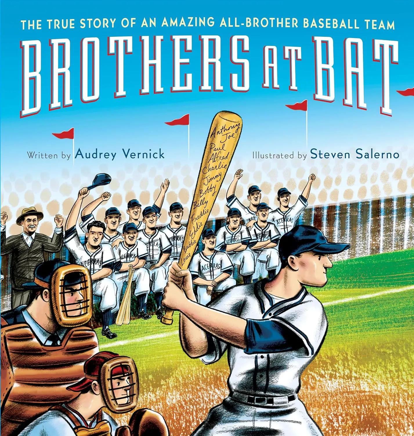 Brothers at Bat Paperback  Picture Book, January 9, 2024