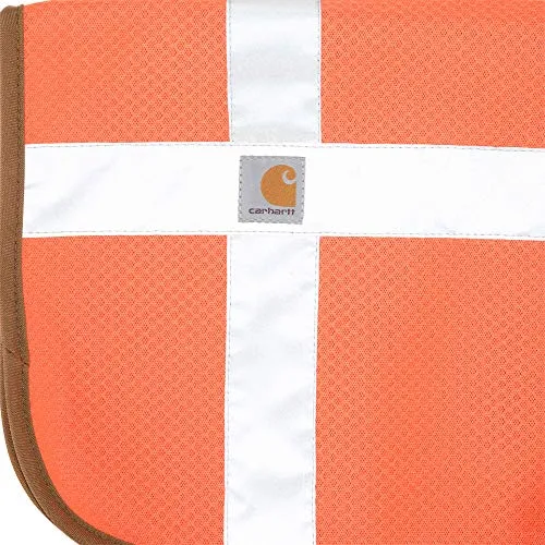 Carhartt P0000342 Mesh Safety Dog Vest, Hi-Visibility Lightweight Dog Vest