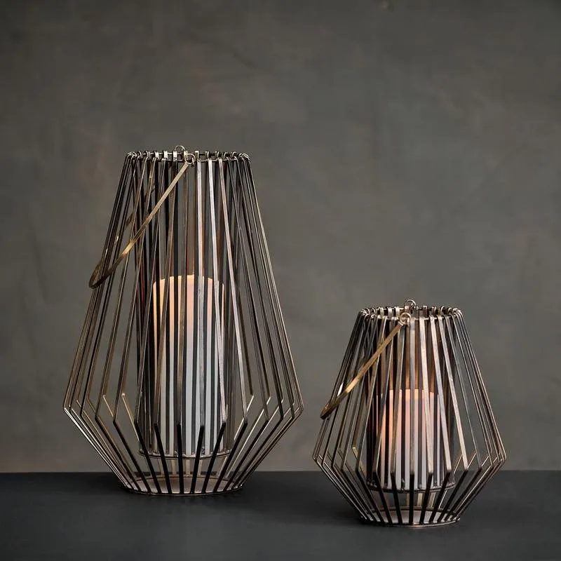 Conical Wire Lantern - Two Sizes