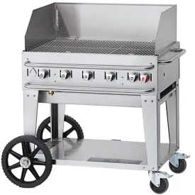 Crown Verity Liquid Propane 36" Pro Series Outdoor Rental Grill with Wind Guard Package CV-RCB-36WGP