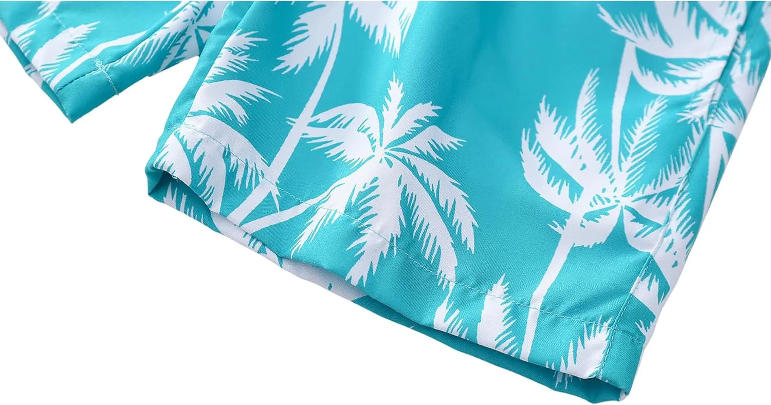 DOOVID Boys Swim Trunks Baby Boys Swim Shorts Cartoon Cute Toddler Swimsuit Trunks Summer Baby Beach Shorts