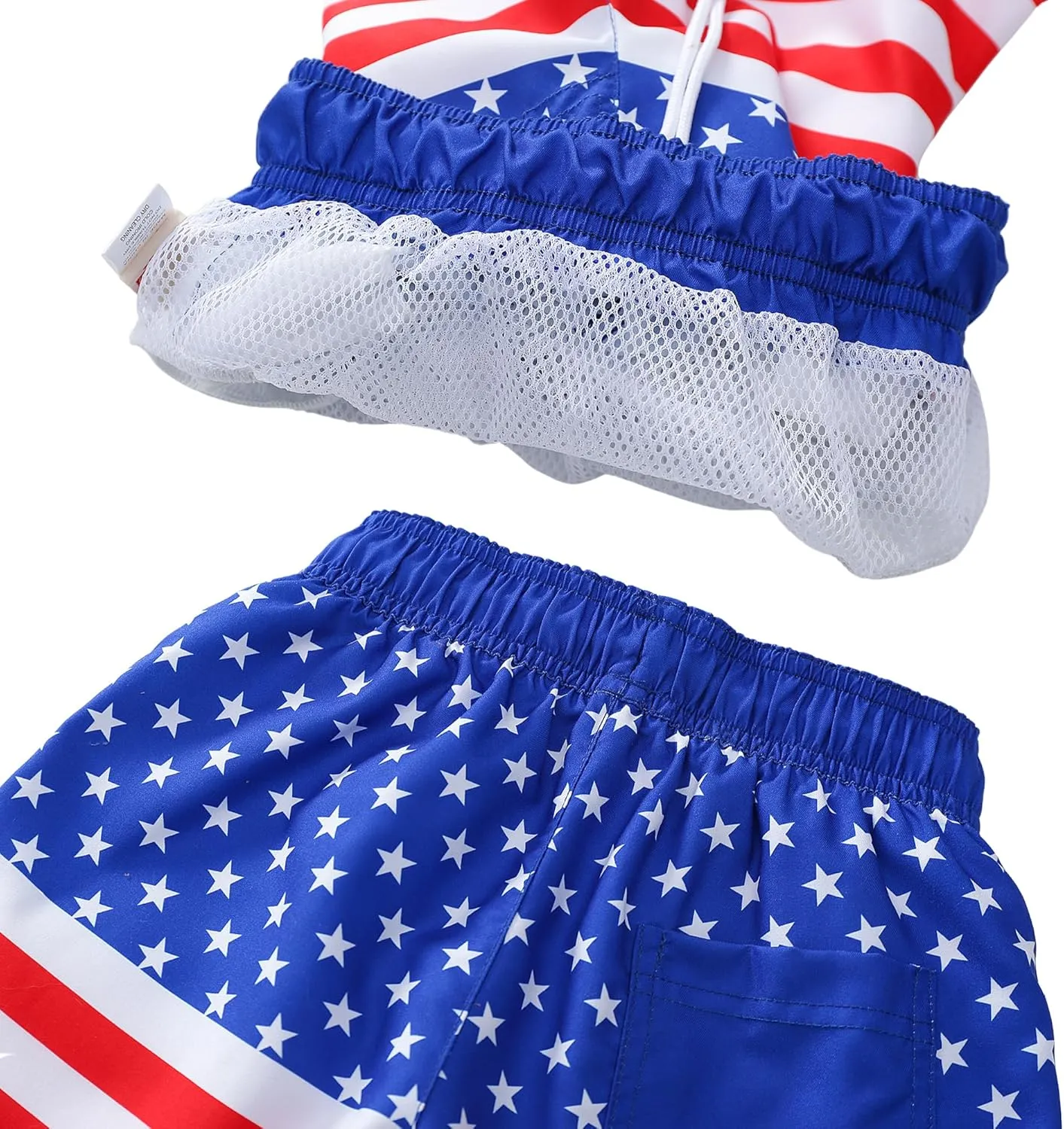 DOOVID Boys Swim Trunks Baby Boys Swim Shorts Cartoon Cute Toddler Swimsuit Trunks Summer Baby Beach Shorts