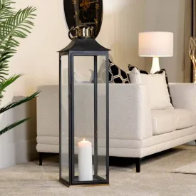 Extra Large Lantern -  Black & Gold