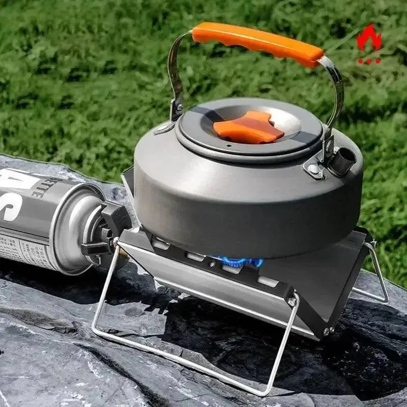 Folding Cassette Stove 2600W Portable Outdoor Camping Gas Stove Lightweight Picnic Travel Cooker 2600W Windproof Cassette Stove