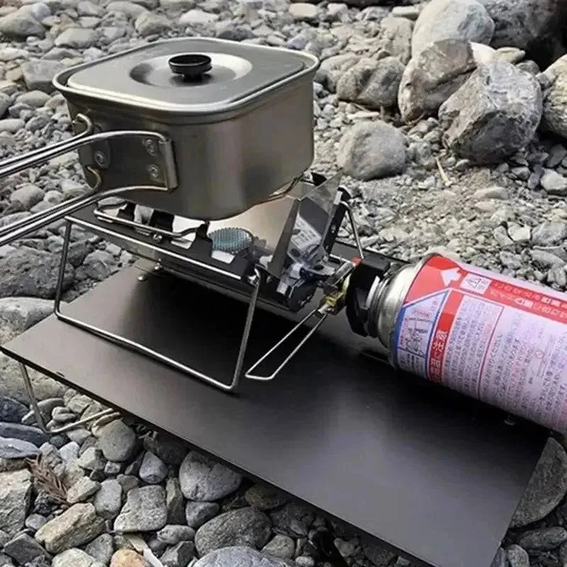 Folding Cassette Stove 2600W Portable Outdoor Camping Gas Stove Lightweight Picnic Travel Cooker 2600W Windproof Cassette Stove
