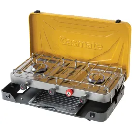 Gasmate 2 Burner Stove With Griller
