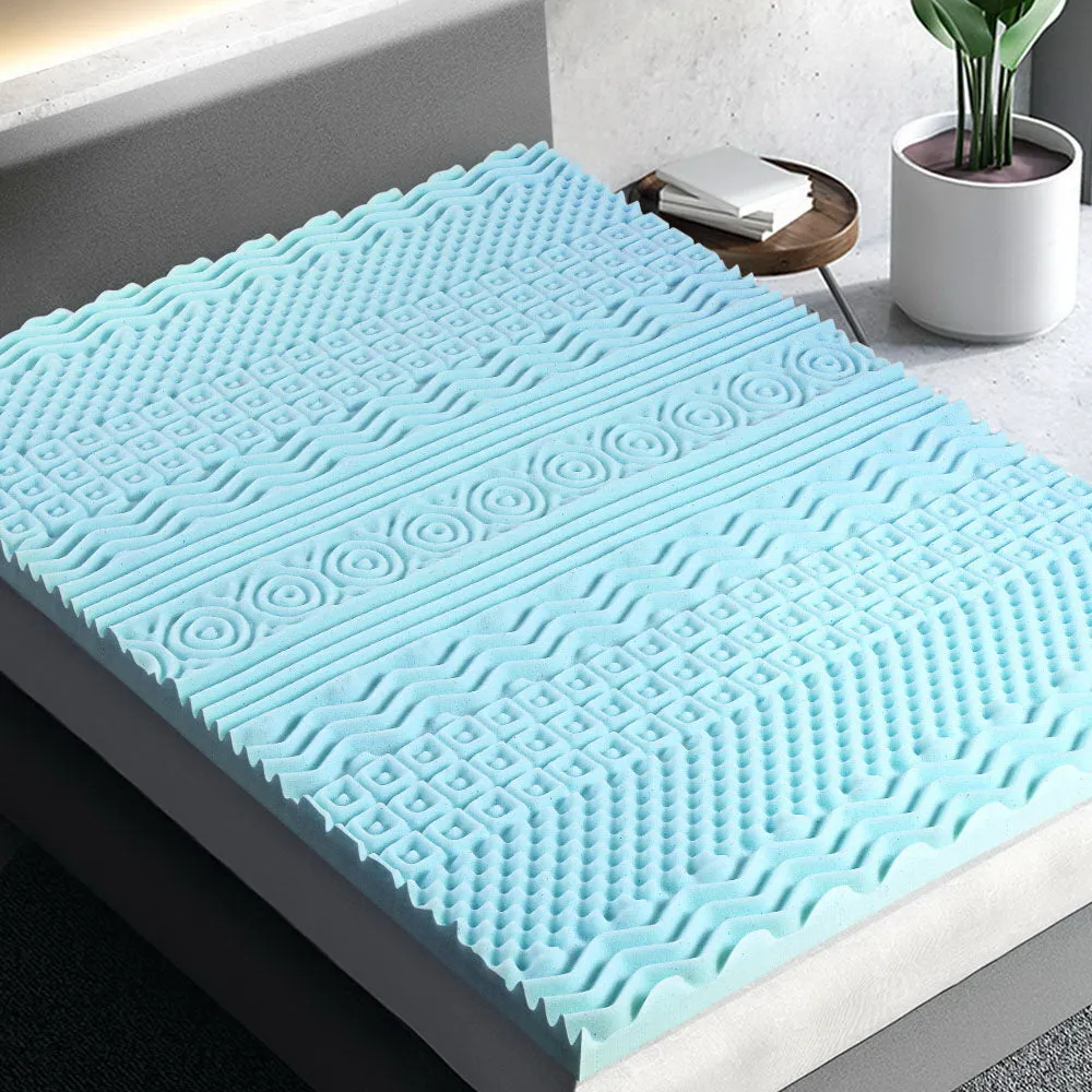 Giselle Bedding 11-zone Memory Foam Mattress Topper 8cm - Double