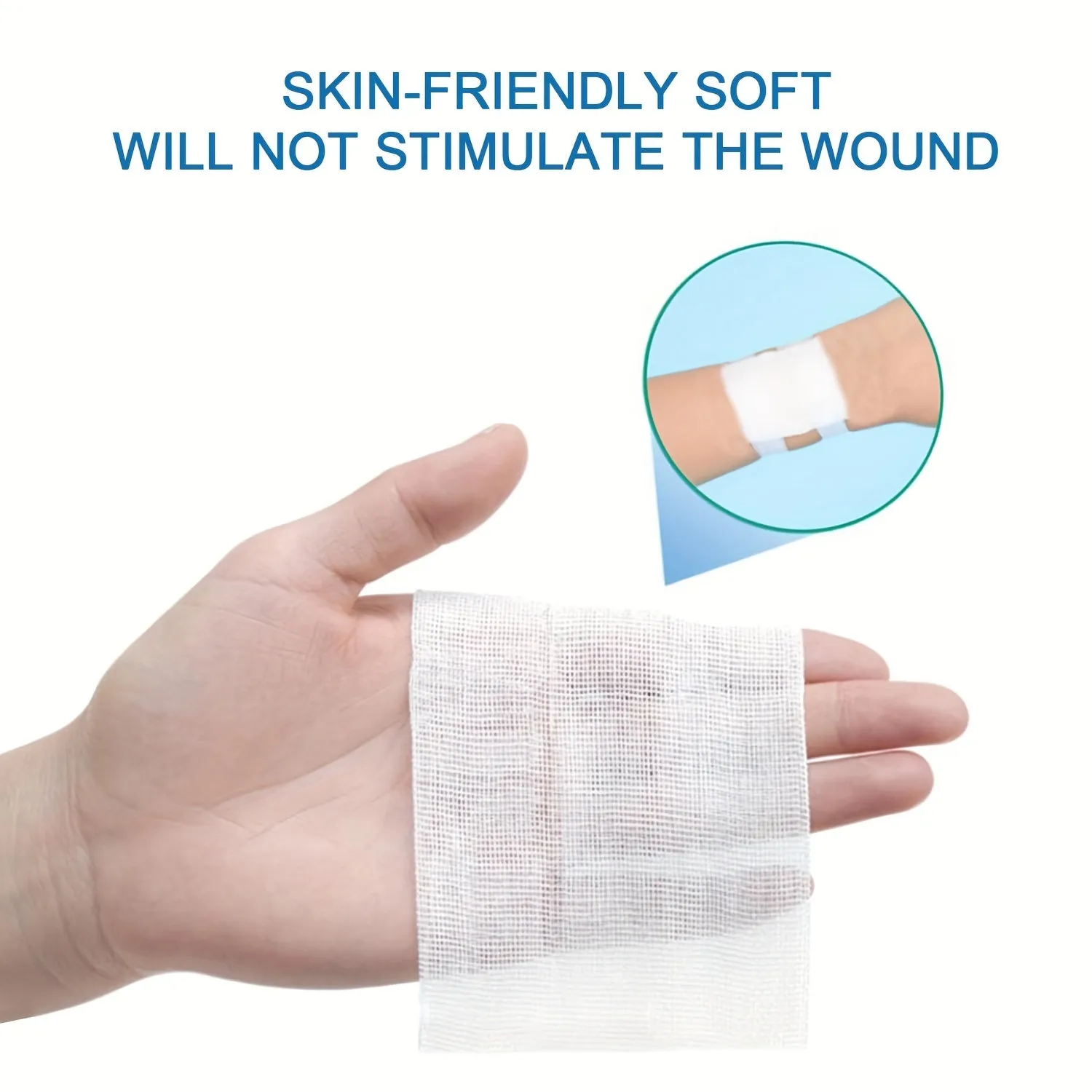 Hemostatic Gauze Bandage  Disposable First Aid Dressings  Multiple Sizes