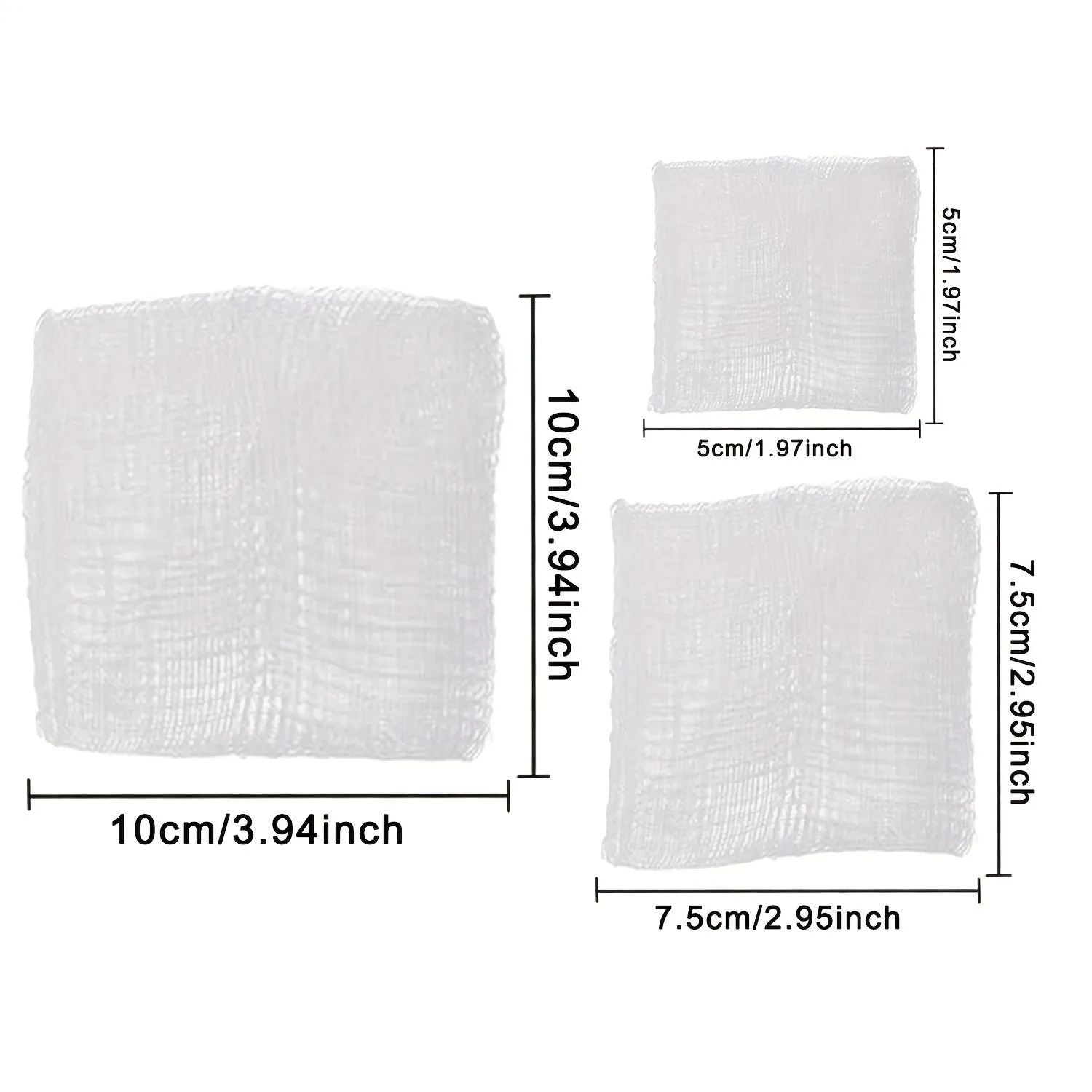 Hemostatic Gauze Bandage  Disposable First Aid Dressings  Multiple Sizes