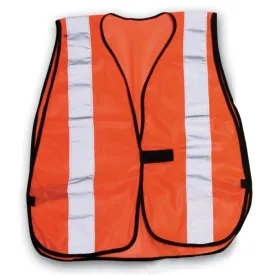 Honeywell North RWS-50003 Safety Vest with Reflective Stripes, Orange, One Size, Box of 6