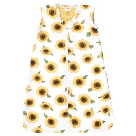 Hudson Baby Plush Faux Fur Sleeping Bag, Wearable Blanket, Sunflower