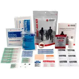 Kit Zip-N-Go Auto First Aid Kit, Red Cross