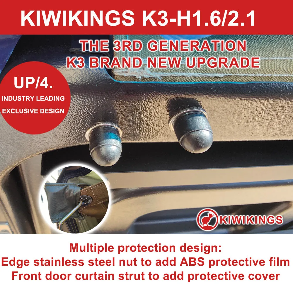 KIWIKINGS Hydraulic Automatic(K3-H2.1)2.1M*2.1M family edition roof tent