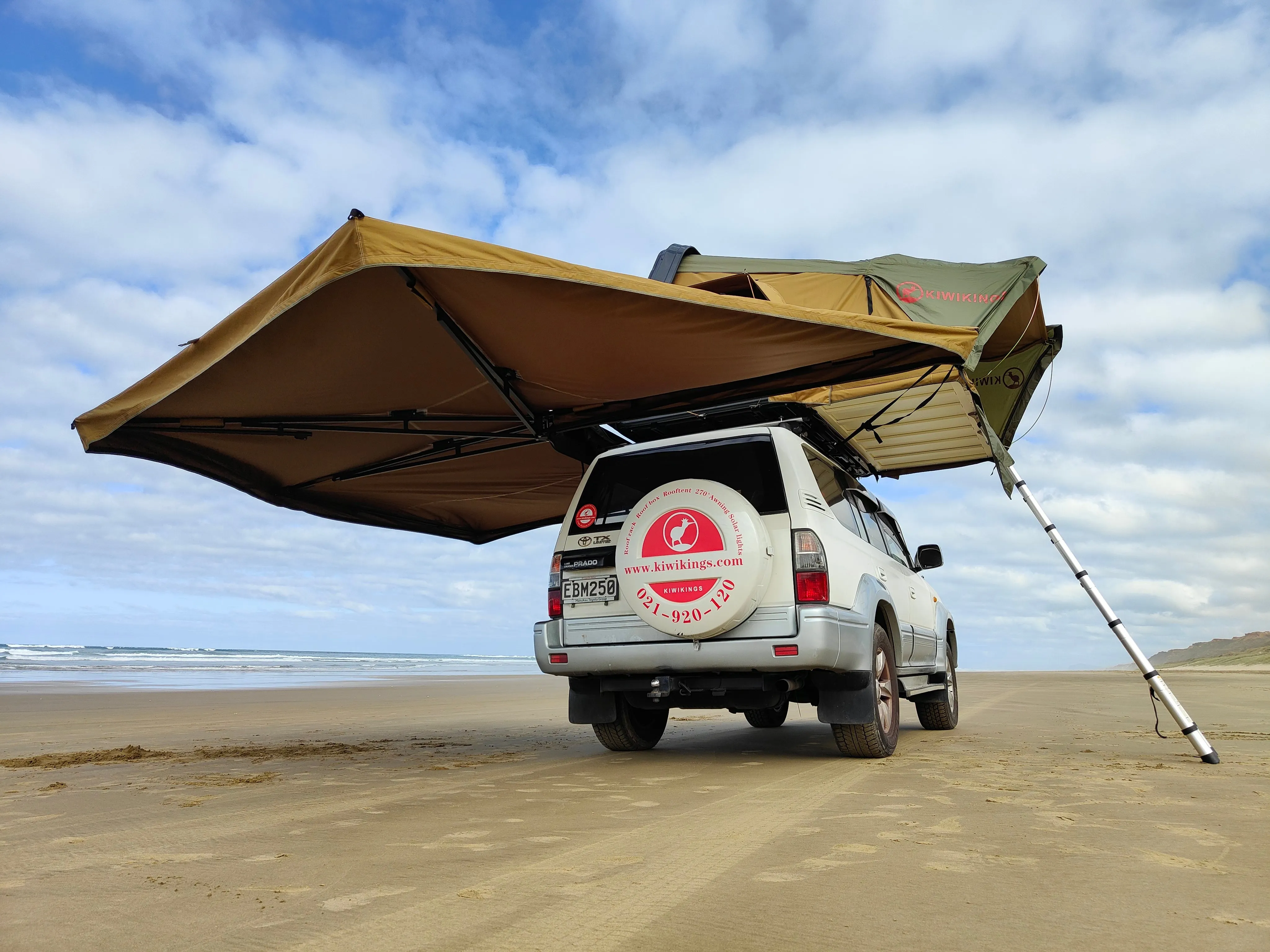 KIWIKINGS Hydraulic Automatic(K3-H2.1)2.1M*2.1M family edition roof tent