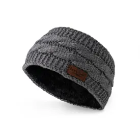 Ladies Plush Lined Grey Head Warmer