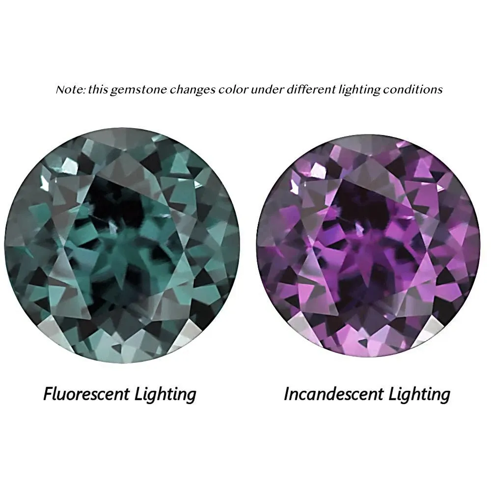 Luxe Alexandrite Ring- Sterling Silver