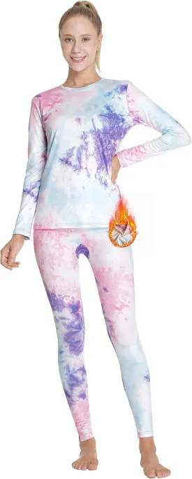 MANCYFIT Womens Thermal Tops Fleece Lined Shirt Long Sleeve Base Layer