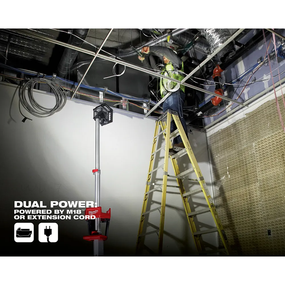 Milwaukee M18 ROCKET 18V Dual Power Tower Light