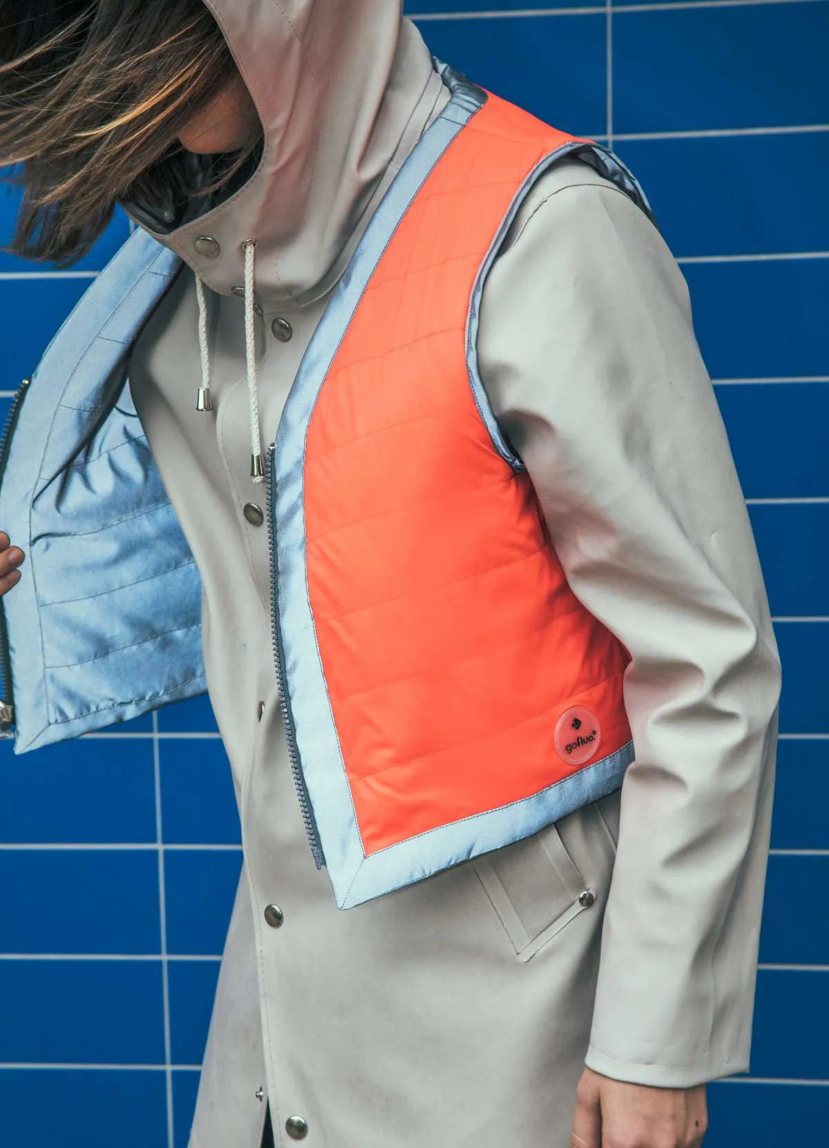 Nightglow Reversible Reflective Vest - GoFluo