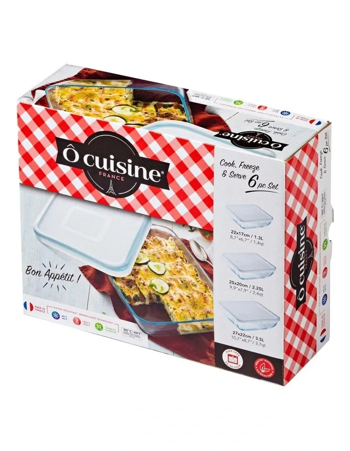 O'Cuisine Storage Set 6 Piece