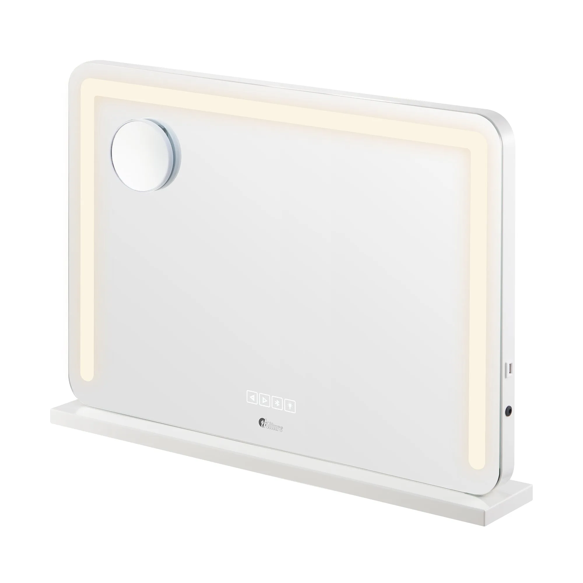 Oikiture Bluetooth Hollywood LED Makeup Mirror 80x62cm Vanity Wall Mirrors