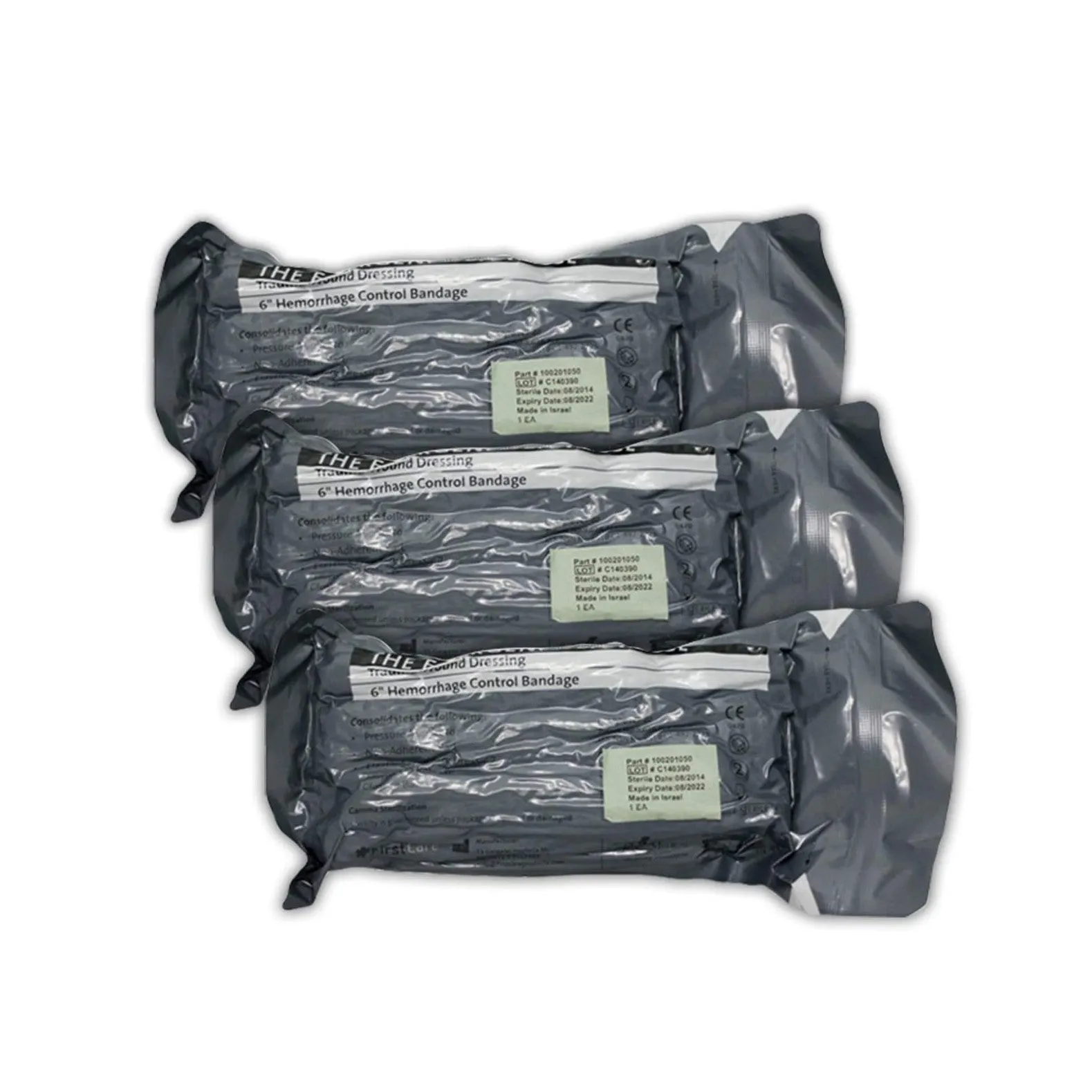 PerSys Medical Israeli Bandage Battle Dressing First Aid Compression Bandage 6"