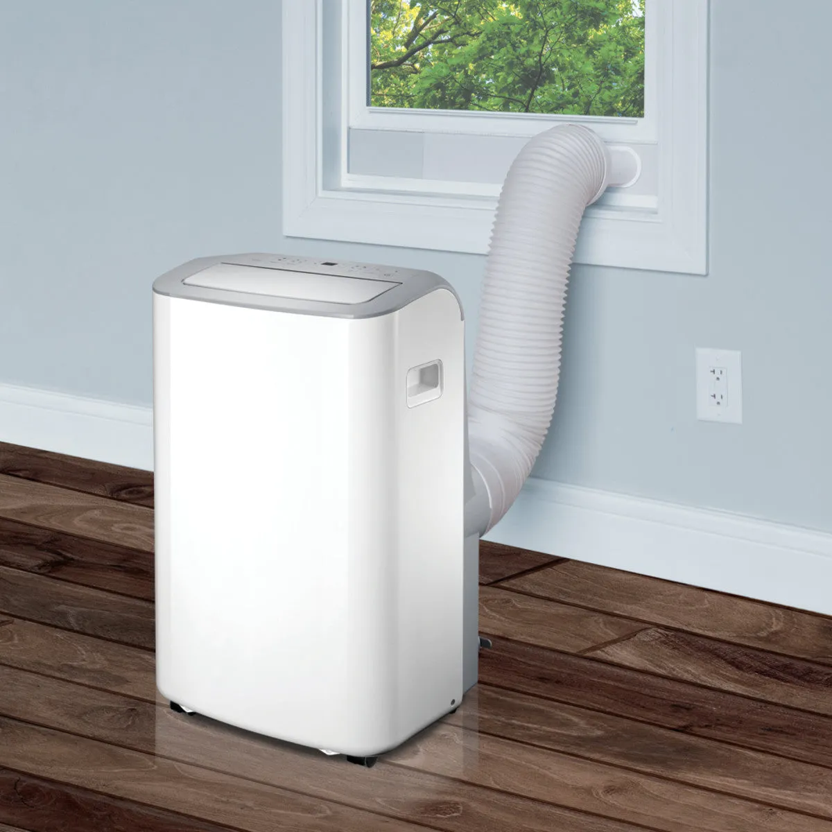 Portable Air Conditioner Replacement Window Exhaust Kit, 5.92" diameter hose