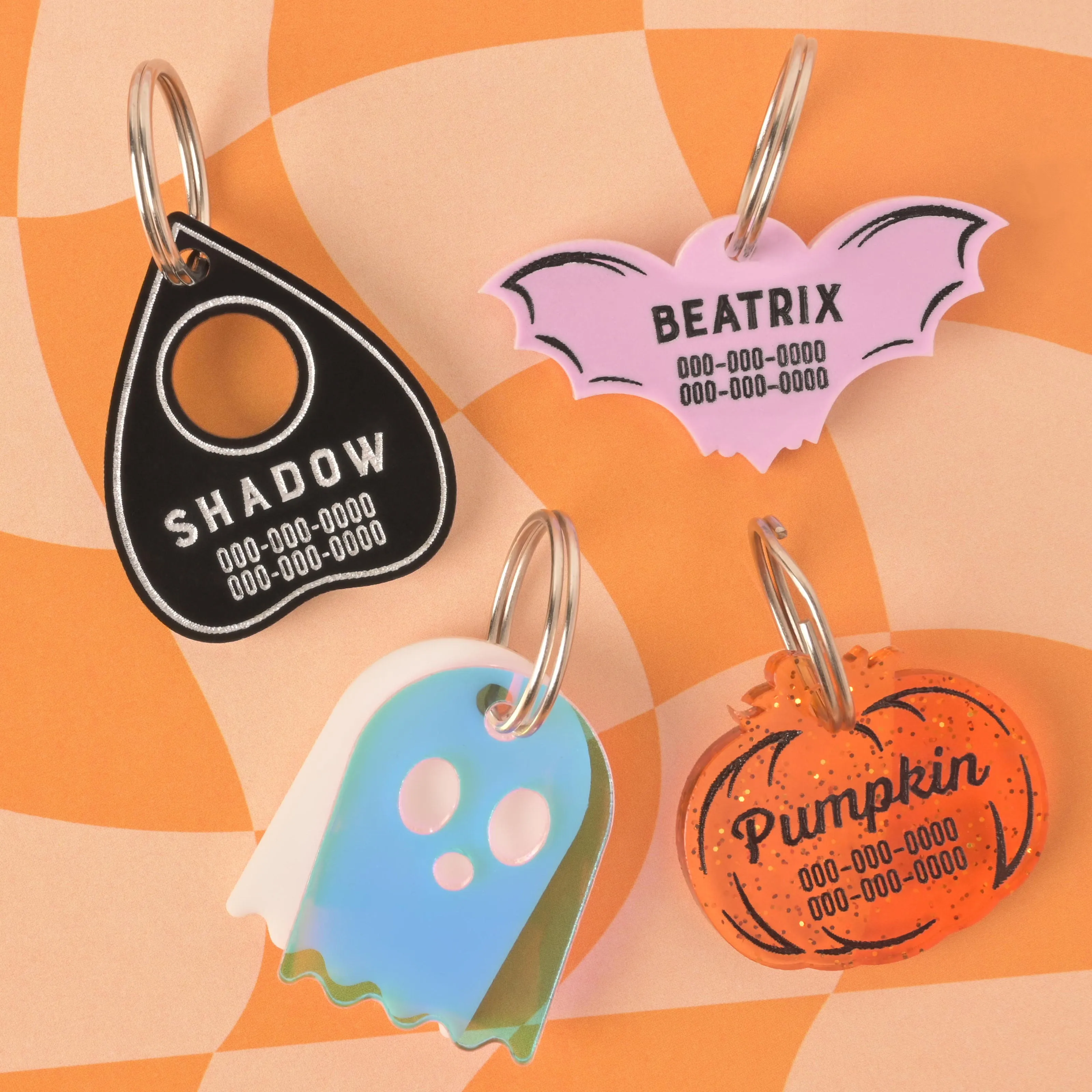 Pumpkin Personalized Pet Tag