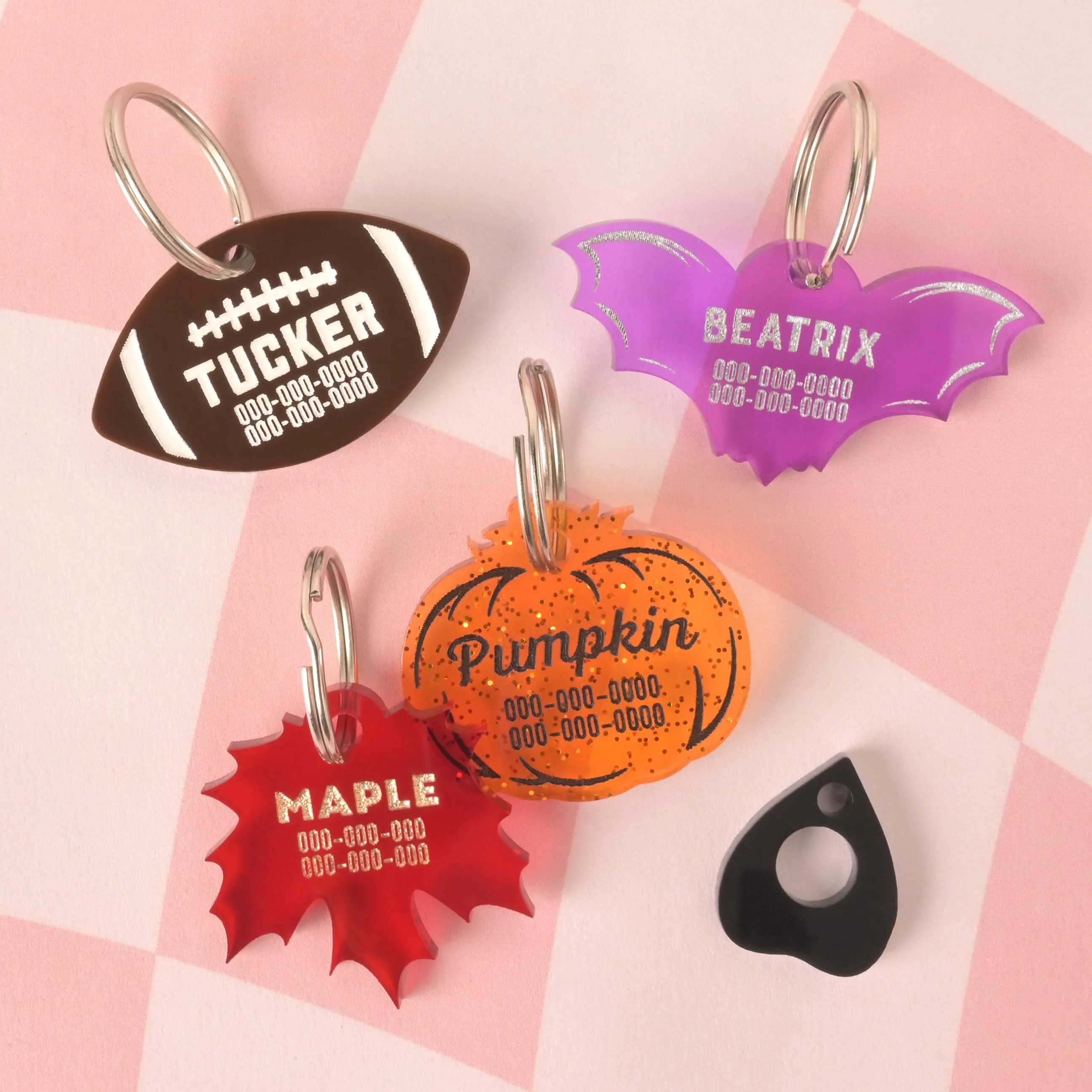 Pumpkin Personalized Pet Tag