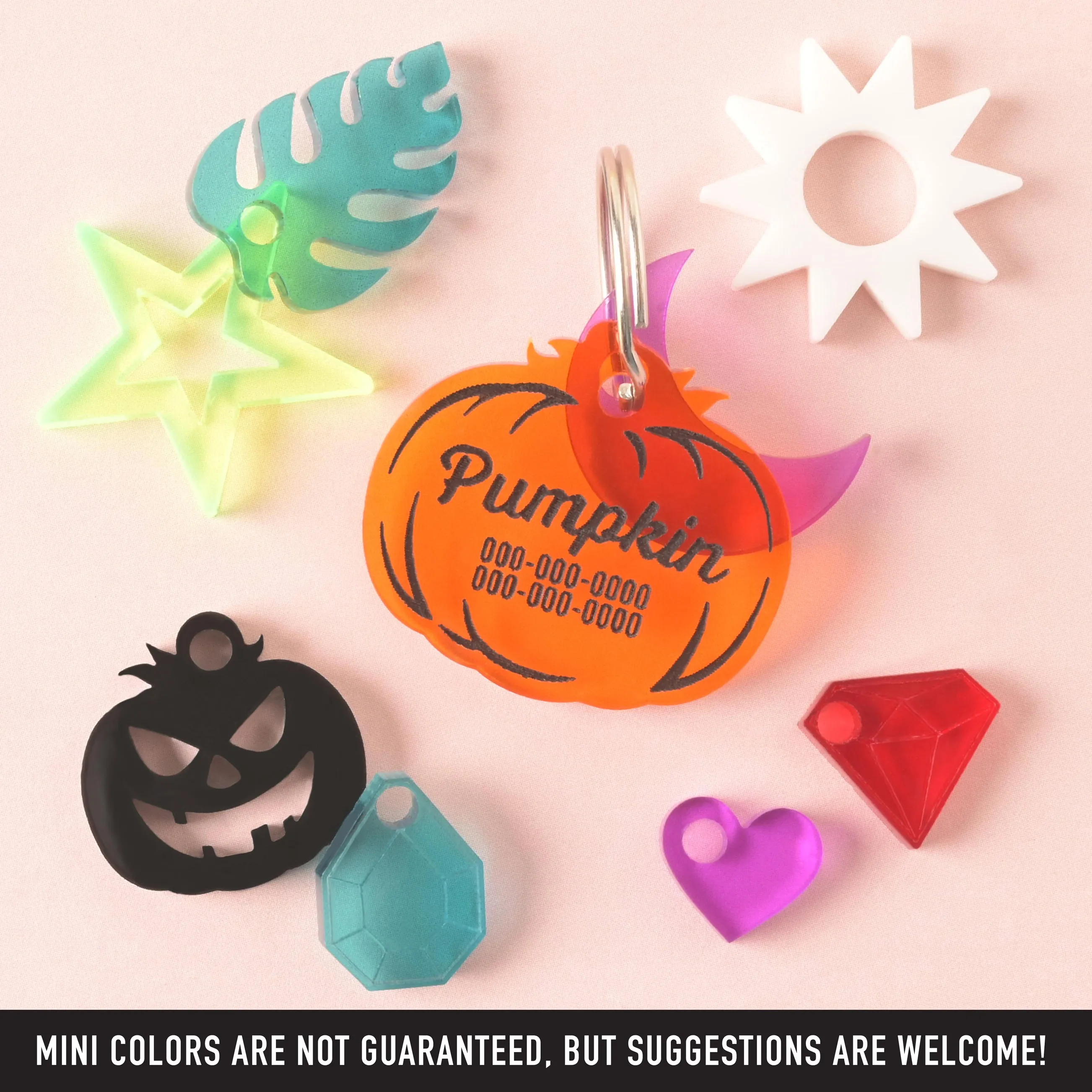 Pumpkin Personalized Pet Tag