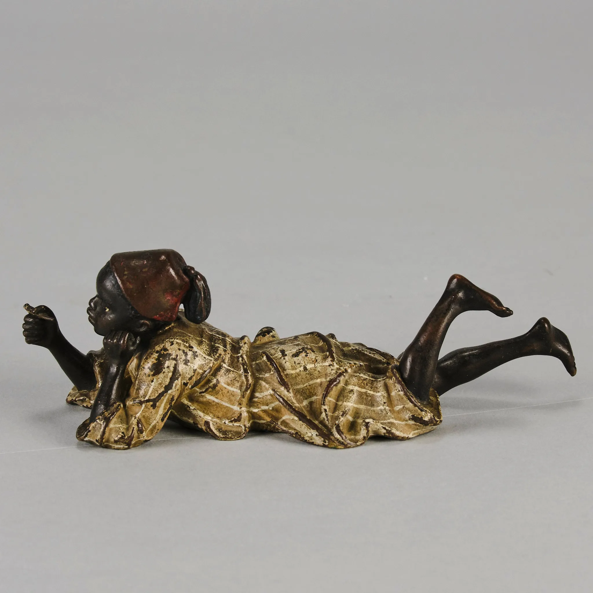 "Reclining Boy" by Franz Bergman